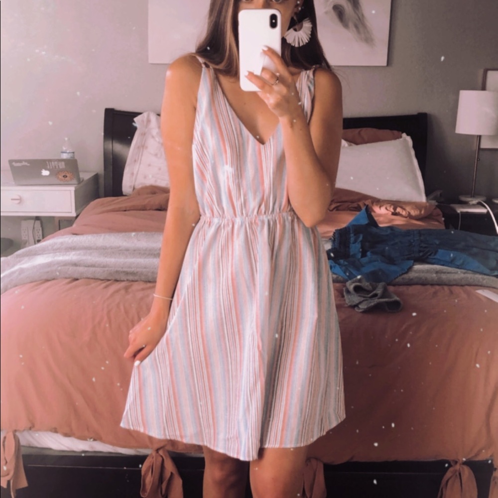 Armora’s | Multi Colored Striped Dress - Picture 2 of 8